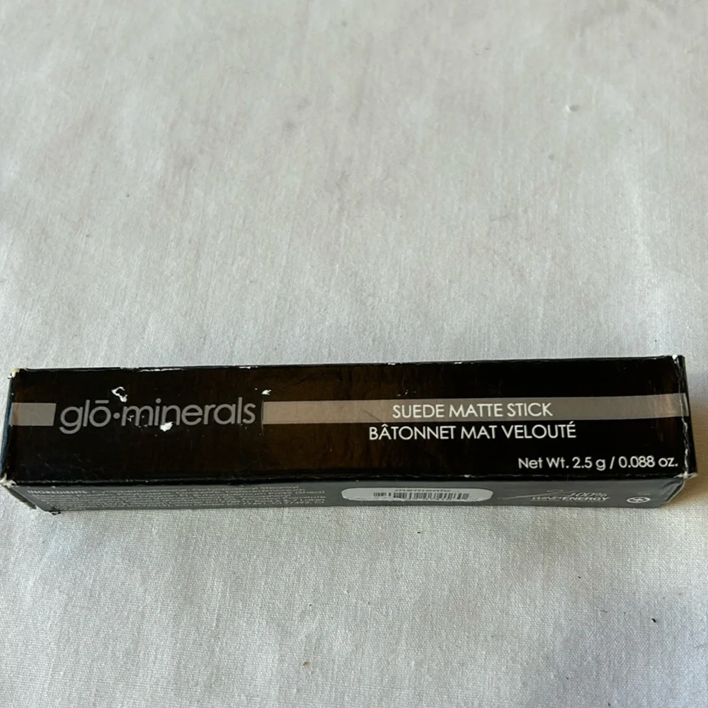 Glo Minerals Suede Matte Lip Stick-Memento  NIB